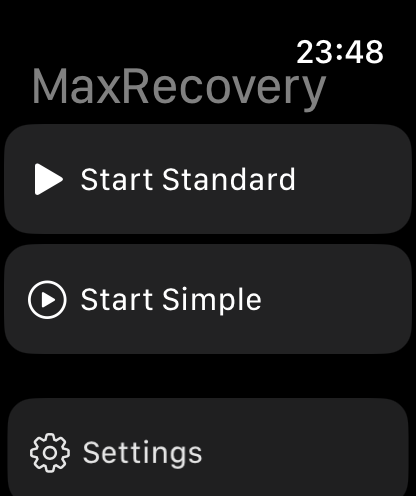 Apple Watch home screen